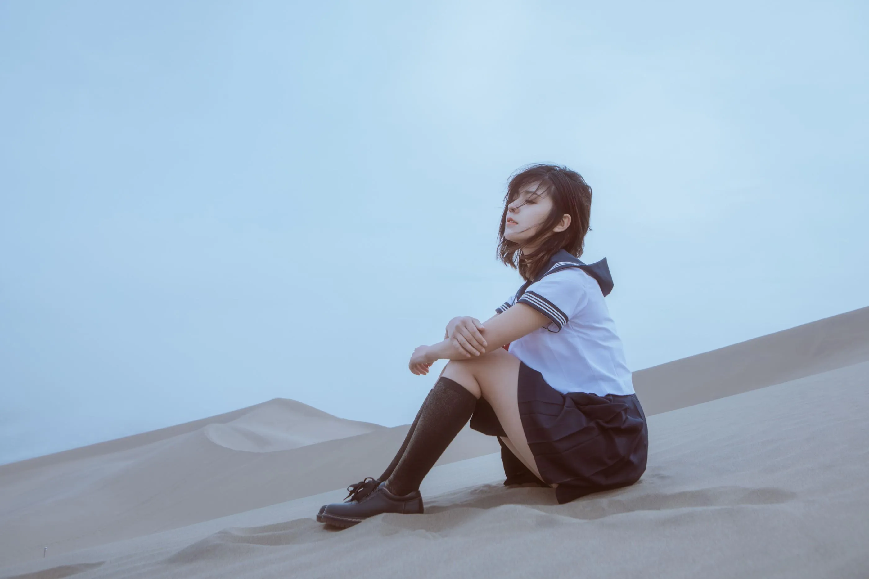 [艺图语] 2022.05.14 沙漠JK 佳佳 [24P]插图9